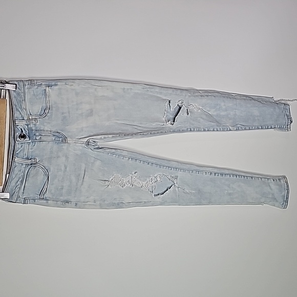 American Eagle super stretch X light wash size 2 distressed style jeggings - Picture 1 of 8